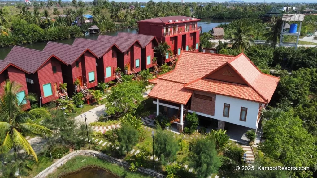 Lodge Moni Essara Resort in Kampot, Cambodia. Kampot's Top Resorts.