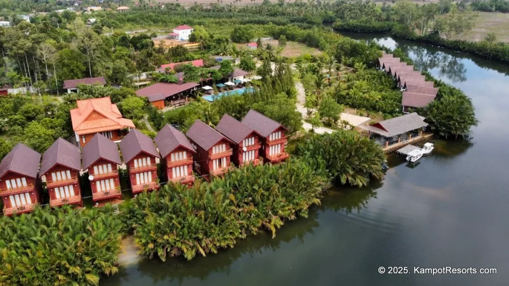 Lodge Moni Essara Resort in Kampot, Cambodia. Kampot's Top Resorts.