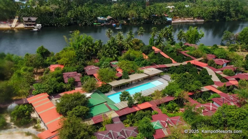 Peam Snea Resort in Kampot, Cambodia. Kampot's Top Resorts.