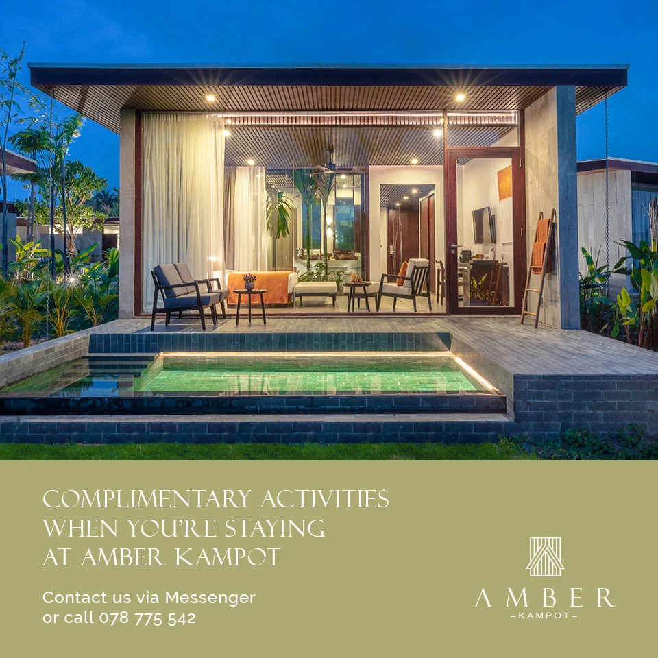 Amber Resort in Kampot, Cambodia. Kampot's Top Resorts.