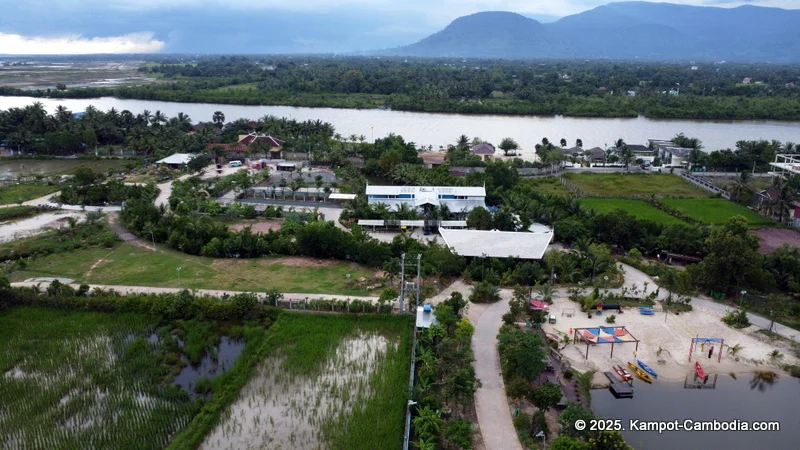 Komsan Kampot Resort in Kampot, Cambodia. Kampot's Top Resorts.
