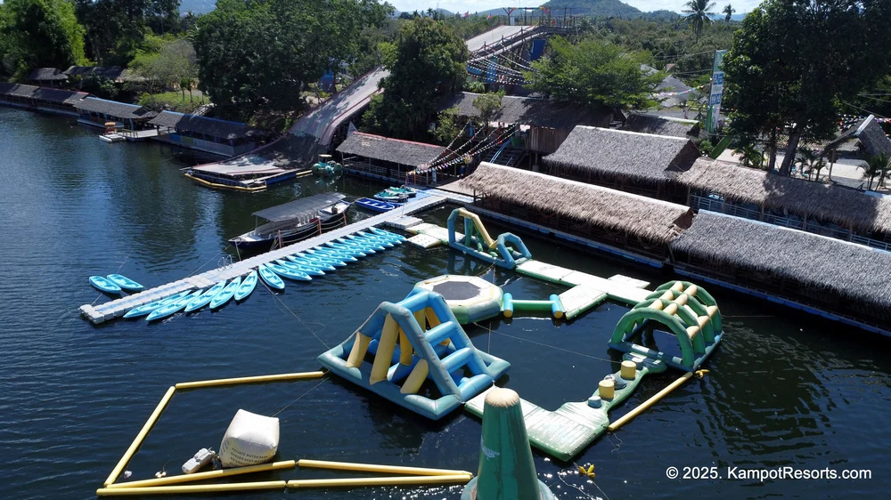 Scenes around Kampot, Cambodia. Cambodia's top resort destination.