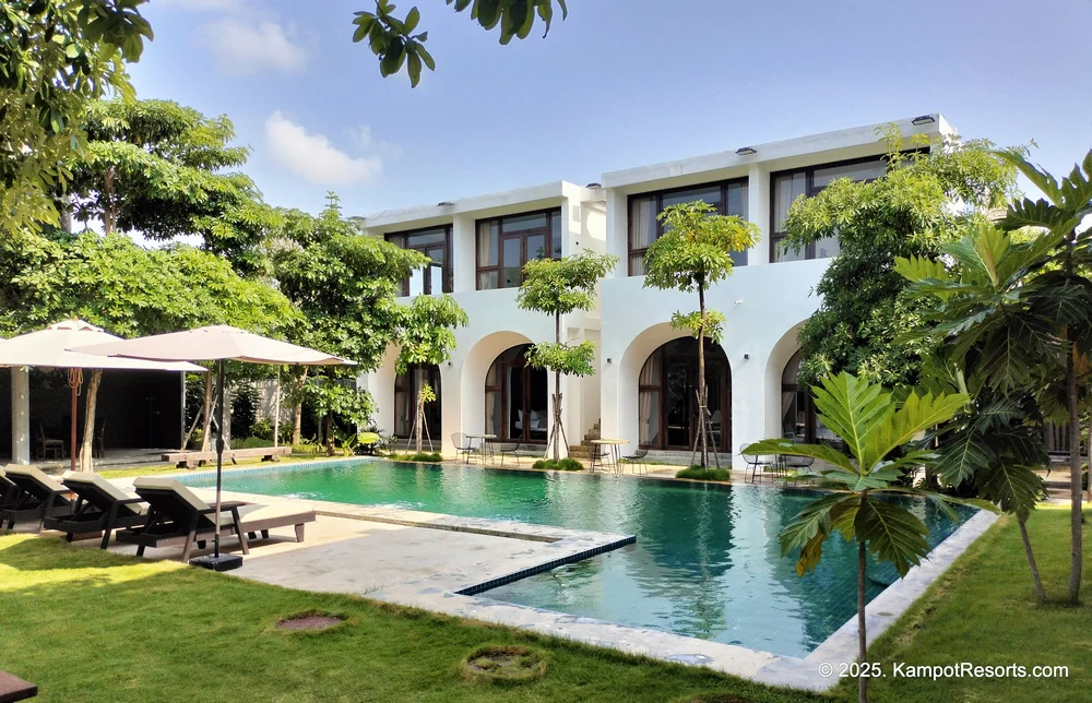 Scenes around Kampot, Cambodia. Cambodia's top resort destination.