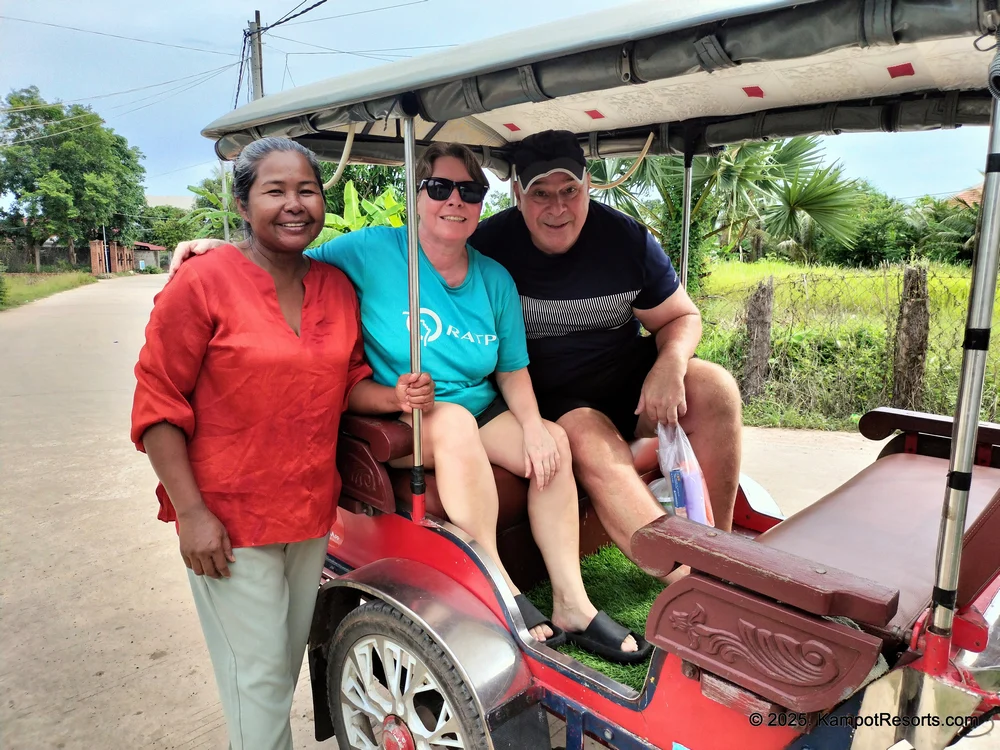 Scenes around Kampot, Cambodia. Cambodia's top resort destination.