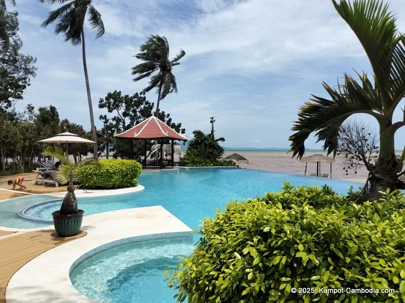 Scenes around Kampot, Cambodia. Cambodia's top resort destination.
